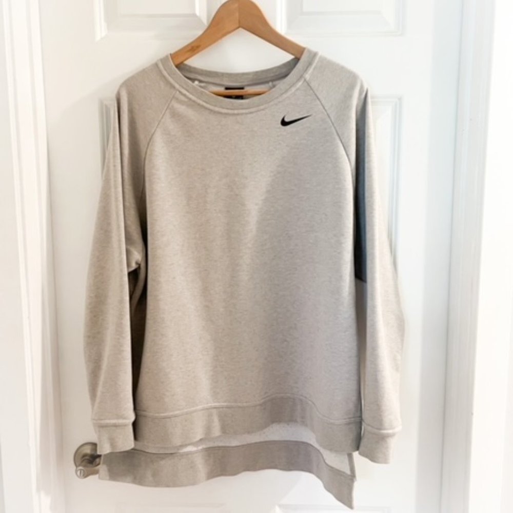 Nike Dri-Fit Split Hem Crewneck Sweatshirt